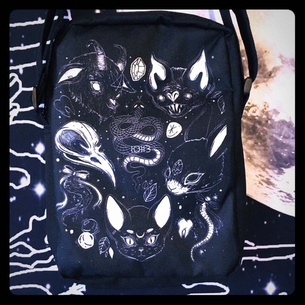 Cute Goth Animals small tote!